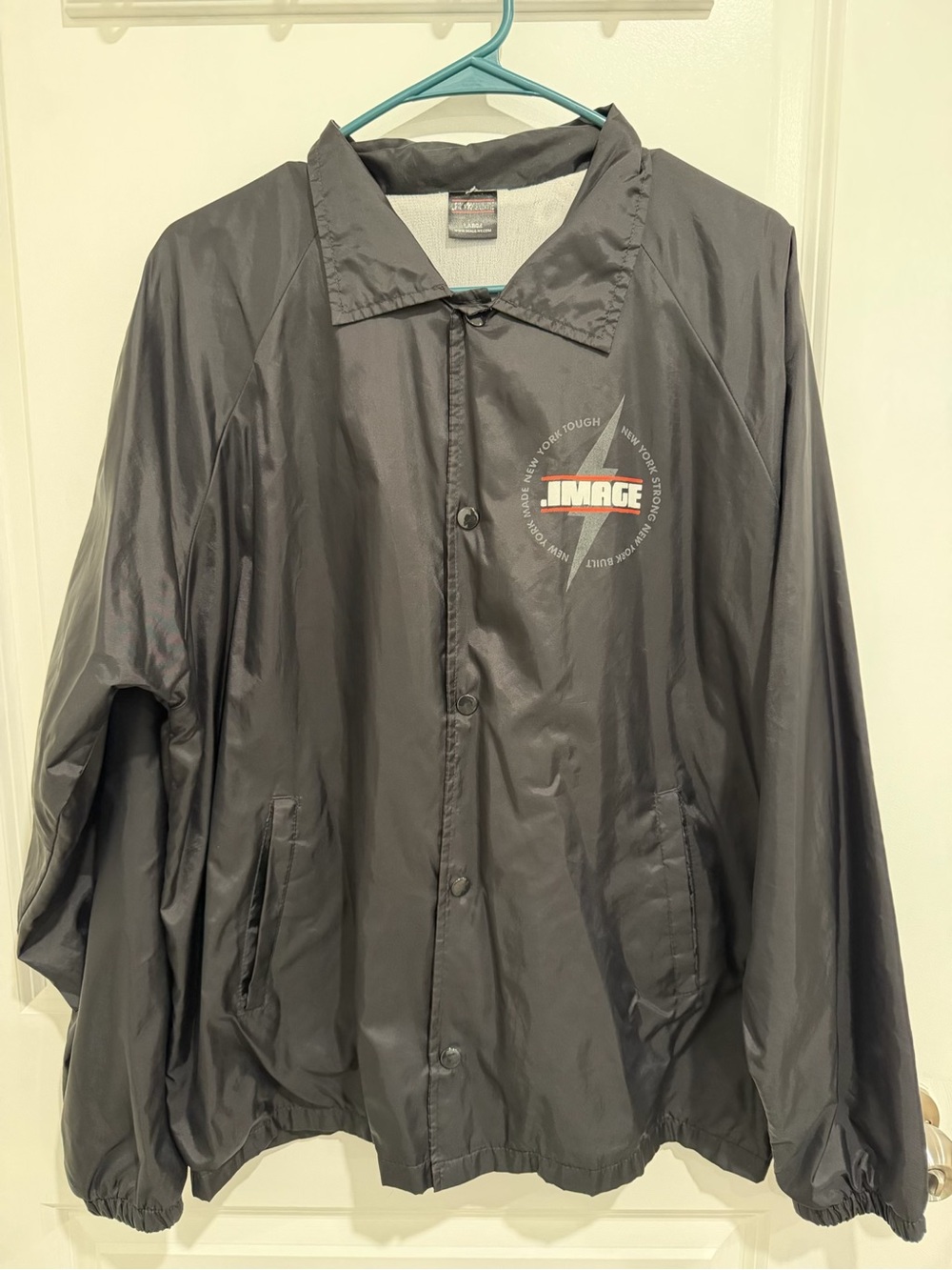 Black Windbreaker Jacket for Men